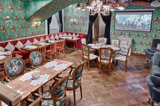 Ресторан Катюша / Katyusha. Зелёный зал до 40 человек. Фото 2