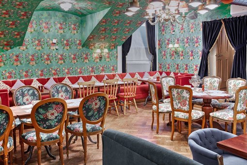 Ресторан Катюша / Katyusha. Зелёный зал до 40 человек. Фото 5