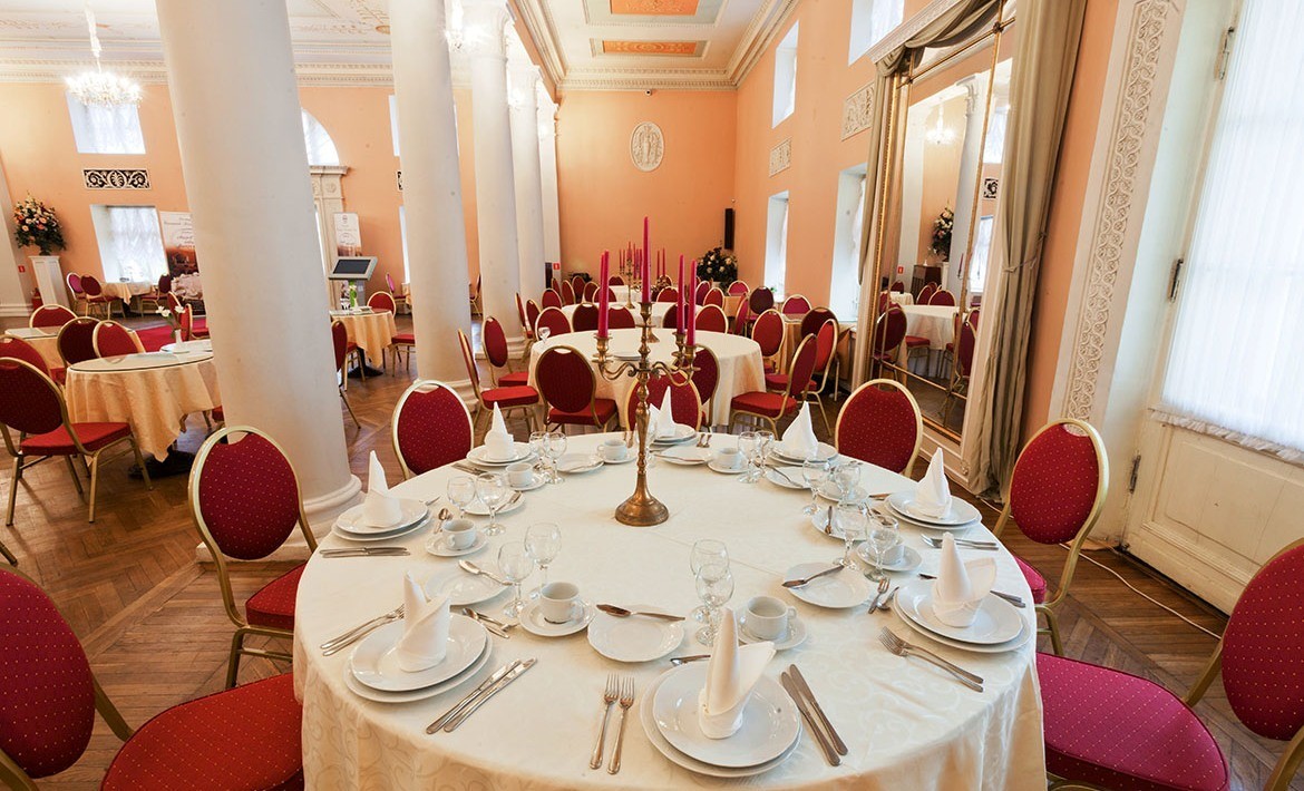 Ресторан Большой Колонный Зал Павловского Дворца Банкетный зал