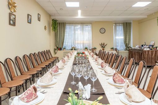 Поминальная трапеза Помним-любим в Колпино. Большой зал, фото 3