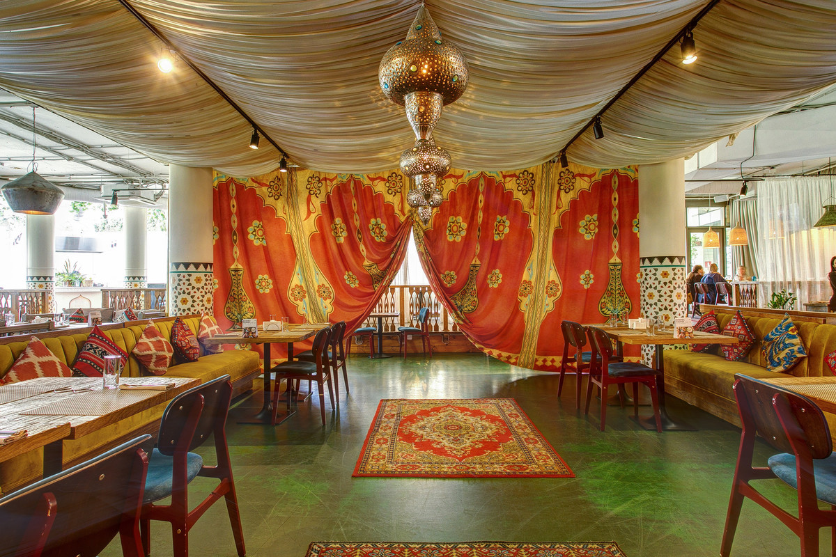 Ресторан Баклажан Зал с шатрами