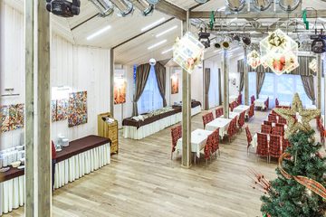 Парк-отель Золотая Долина. Большой зал ресторанного комплекса Шишка, фото 4